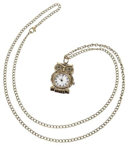 VALICLUD Vintage Taschenuhr Eule Klein aus Metall im Retro Design | Präzise Zeitmessung, Leichtes Format, Unisex für Junge Erwachsene, Dekorativ für Hochzeit und Geburtstag