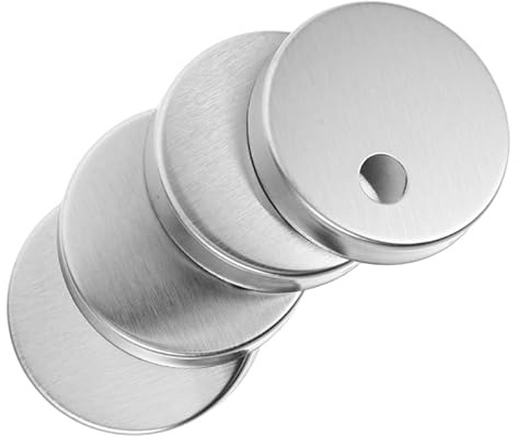 SOLUSTRE 4Pcs Toilet Bolt Decorative Covers Screw Caps for Toilet Seat Fixing Easy Installation Bathroom Accessories