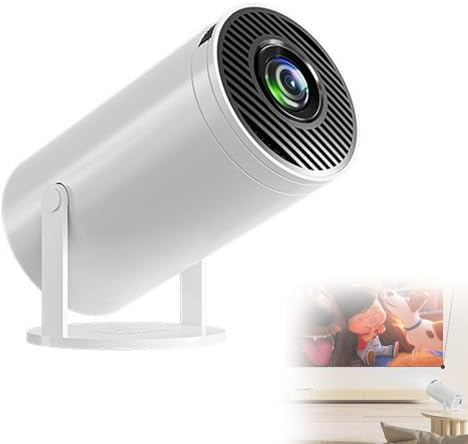 Mini Projector, Smart Projector with Usb/hdmi/aux, 4K Portable Projector with Speaker, 150 Ansi Lumens, Auto Keystone, Android 11, Home Cinema Proyector for Bedroom Outdoors