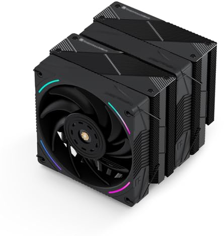TR-Thermalright Phantom Spirit 120 EVO,Enfriador para CPU,Doble torre con 7 tubos de calor, Cubierta superior con acabado arenado,Doble ventilador PWM de 120mm a 2150RPM,Para AM5/AM4/ LGA1851/1700
