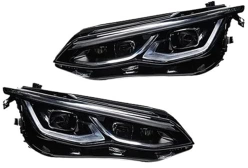 UMDJJU Per VW Per Golf 8 MK8 2021-2024 Fari Anteriori Per Auto Per Fari Per LED Per Auto Accessori Per Lenti Per Proiettori Ad Alta Configurazione Fari Principali Anteriori