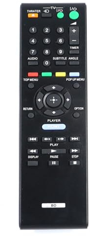 RMT-B104P Télécommande de Remplacement pour Sony BD Blu-Ray Player BDP-S185 BDP-S190 BDP-S270 BDP-S300 BDP-S360 BDP-S363 BDP-BX2 BDP-BX57 BDP-N460 BDP-N460HP BDP-S360T BDP-S360HP BDP-S360T