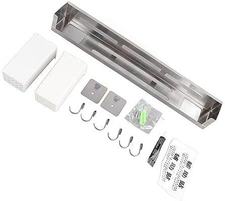 Ejoyous Porta da, Gancio per Utensili da in Acciaio Inossidabile da 40 Cm per Casa