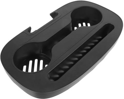 iplusmile Bandeja Portavasos para Silla De Playa Plegable, Soporte Plástico Resistente para Sillón Reclinable, Accesorio para Camping y Jardín, 1 Unidad