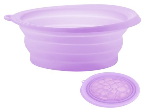 Face Ice Bath Bowl - Reusable Cold Plunge Basin | Portable Cołlapsible Silicone Facial Cold Tub Plunge Washbasin | Facial Beauty Tool For Skin Care,Spa ńts,Puffiness Reduction & Glowing Complex