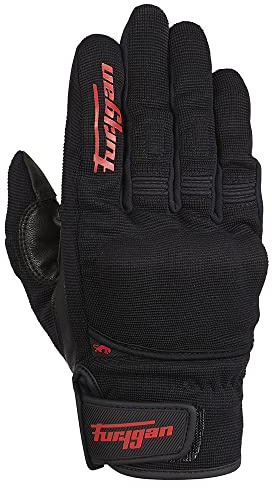 Furygan JET D3O Lady - Gants de moto Femme- Paume 100% cuir - Tactile - Confort - Gants d'été - Respirant & Léger - Protection Métacarpes D3O