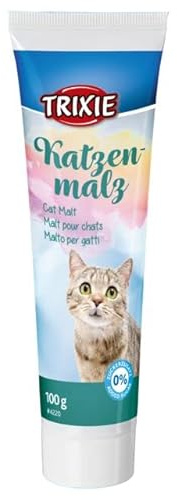 Trixie Cat Malt | Confezione doppia | 2 x 100 g | Alimento complementare per gatti che può favorire la formazione di boli di pelo | Può aiutare a migliorare la digestione