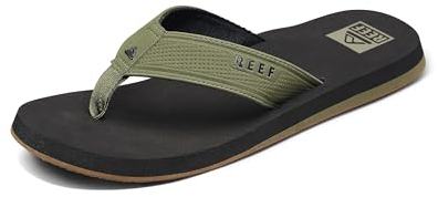 Reef Zehentrenner Sandale The Layback Black/Olive EU 43 (Man)