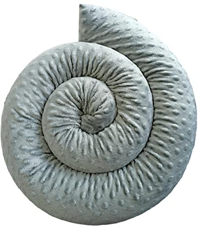 4L Textil Bebeloo Bettschlange Bettkissen Seitenschläferkissen Nackenrolle Schlafkissen Kuschelschlange Stillkissen Zierkissen Zugluftstopper Body Pillow Minky Oeko-TEX (Grau, 140 cm)