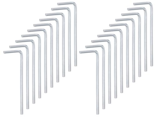 QUARKZMAN 20 Piezas de Llave Hexagonal de 2 mm, Llave Hexagonal en Forma de L, Llaves Métricas de Acero Cromado Vanadio para Herramientas de Reparación en el Hogar