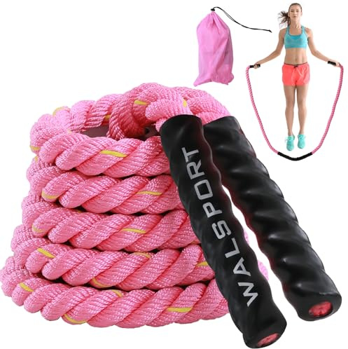 Weighted Jump Rope for Fitness – Heavy Skipping Rope for Women & Adults, Ideal for Home Gym Workouts, Strength Training, Weight Loss, and Boxing