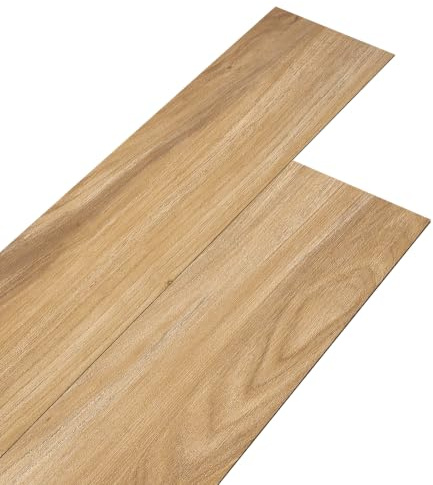 INMOZATA 36pcs/5.02m² Vinyl Flooring Tiles(Warm Tan Oak)