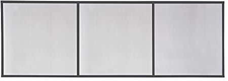 empasa Insektenschutz Fliegengitter Fenster Alurahmen MASTER SLIM XXXL individuell kürzbarer Selbstbausatz in weiß oder anthrazit, 100 x 300 cm