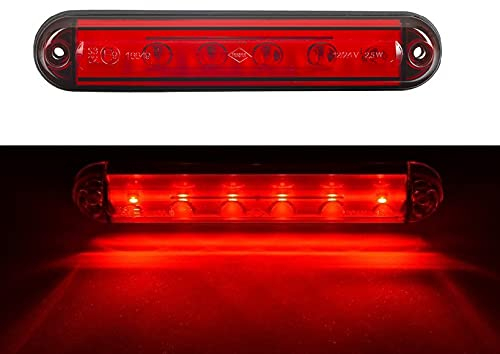 24/7 Auto 1 feu stop LED court pour voiture, bus, camion, van, châssis, camping-car