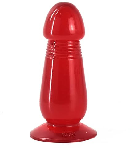 Roluck Plug Anale Dilatation Masturbation Fminine Stimulation de la Prostate Butt Plug pour Femmes Hommes Anal Sex Toys(rouge)