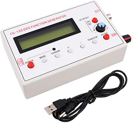 VOANZO 1HZ-500KHZ DDS Signal Generator Frequency Generator Output Waveform - Sine Wave Square Wave Triangle Wave Forward Sawtooth Wave Reverse Sawtooth Wave