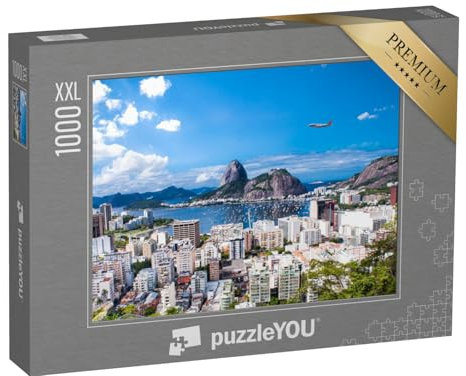 Puzzle 1000 Teile XXL „Rio De Janeiro am Zuckerhut, Brasilien“ – aus der Puzzle-Kollektion Rio de Janeiro, Städte Weltweit