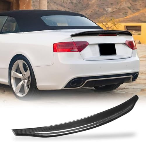 YWLETO Auto-Heckflügel-Spoiler, Dach-Heckflügel-Spoiler, für Audi A5 S5 RS5 Convertible 2-Door 2008-2016