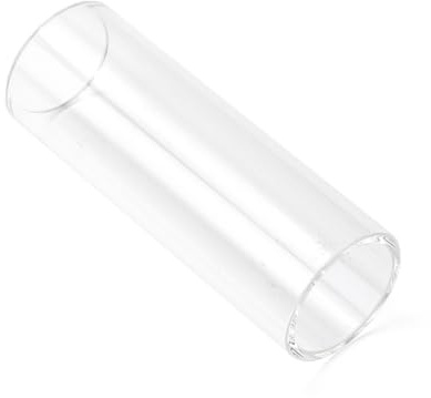 Abaodam 60mm Glass Guitar Slide Finger Slider for Electric Acoustic Guitar Strings Musical Instrument Accessory White Single Piece Suitable for Blues Jazz Players