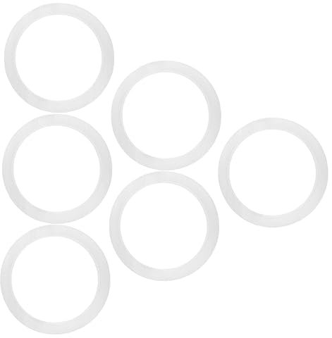 MAGICLULU Lot De 6 Joints D'étanchéité Pour Cafetière Italienne 6 Tasses En Silicone Solide Remplacement Rapide Accessoires Pour Machine à Café Usage Domestique