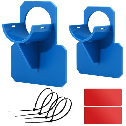 Halterungen für oberirdische Poolschläuche, Schwimmbadschlauchhalter zur Fixierung von Schläuchen, Poolfilterschlauchhalter, 4 Stück (blau)