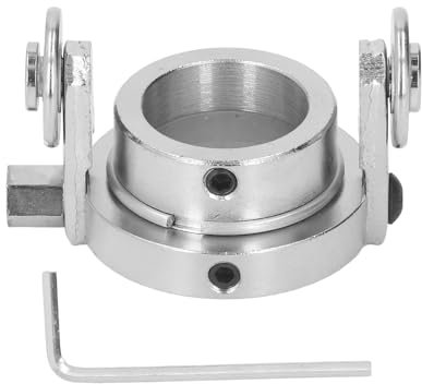 PerGar Rollenführung, Plasmaschneider, Schneidführung, Distanzstück, Abstandshalter, Brennerrollenführungsrad aus Edelstahl mit Sechskantschlüssel für S45-Schneider