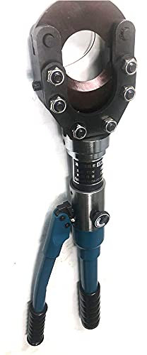 GLJTUO 70 Kn 50 Mm Hydraulik Kabelschneider Kabelschuh Crimpzange Kabelschere Kupfer Schneideschere Kabelwerkzeug Für Cu Aluminium Telefonkabel,