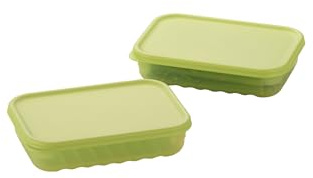 LocknLock Vorratsdosen mit Deckel – Frischhaltedosen Set 2-teilig, stapelbar & BPA-frei – Vorratsdosen für Obst & Gemüse, mikrowellen-, gefrier- & spülmaschinengeeignet (760 ML)