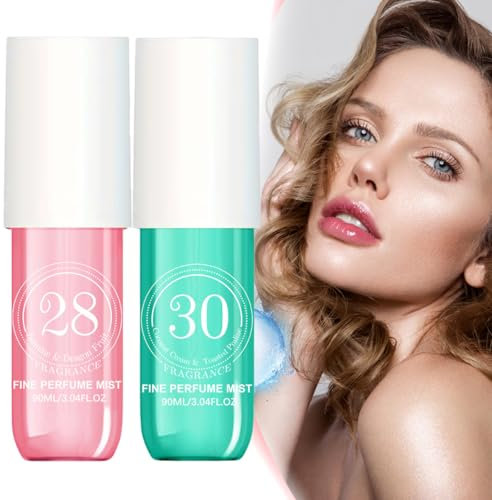 Body Splash för kvinnor, kvinnors kroppsspray, långvarig doftspray, hår och kroppsdoft, Eau de Toilette, fuktgivande återfuktar huden, (28/30)