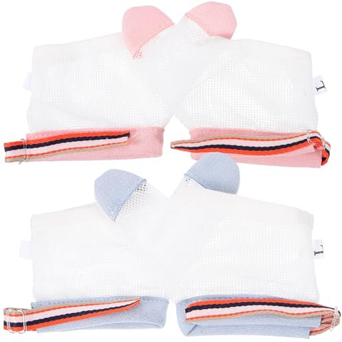TOYANDONA Anti Beißen Handschuhe Für Säuglinge Daumenschutz Aus Hautfreundlichem Atmungsaktivem Stoff Mit Verstellbarer Manschette Gegen Daumenlutschen Für Babys