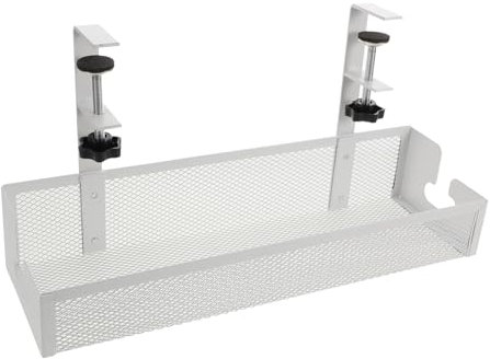 BAZEITFLOW Dem Schreibtisch Kabelmanagement Tray Metall Kabel Organizer Für Ordentliche Kabelführung Platzsparend Und Installieren Für Büro Und Gaming-setup