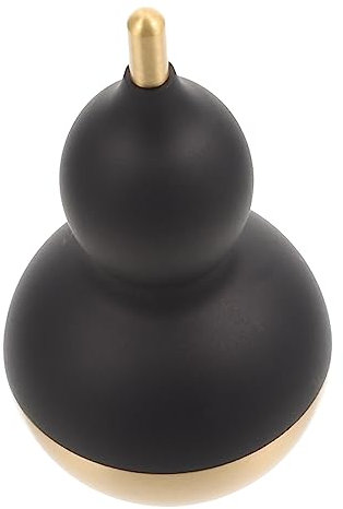 BESTOYARD Gourd Tumbler Desk Ornament, Copper and Aluminium Craft Figurine, Desktop Decoration for Bedroom or Office Decor, Not Easy to Fall, Home Accent Statue