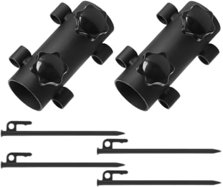 Kustimantu Zeltfixator | Sonnenschirmhalter für – Halterung zur schnellen Montage für Sonnenschirmstange Outdoor Camping Wandern