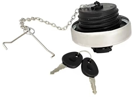 RAGBUSCLE 2993923 Abschließbarer Tankdeckel kompatibel mit Iveco Eurocargo 1991–2015, Eurotech 1992–2002, Eurotrakker 1993–2004, Stralis 2002–2007, Trakker 2004–2013, Ersetzt 1402004, 1481301
