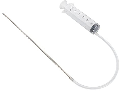 Hamwesh Gauge de Niveau d'huile de Fourche, Capacité de Seringue d'outil de Mesure de Mesure du Niveau 'Huile 60 ML sans Fuite pour Moto VTT VTT