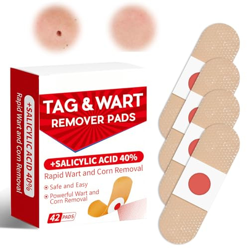 42 Pièces Anti Verrues, Pansement Verrue Plantaire, Protéger la Peau, Soulagement Rapide de la Douleur aux Pieds et aux Mains, Protège contre les Frottements