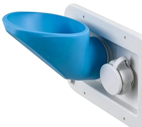Imbuto Camper Per Serbatoio Acqua | Beccuccio Versatore,Imbuto Riempimento Serbatoio Acqua Pulita - per Boccaporto Ingresso Esterno Camper Roulotte Furgone Rimorchio Viaggio