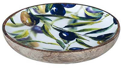 G&S Grande assiette Provence : Thème Olives. D 15 cm.