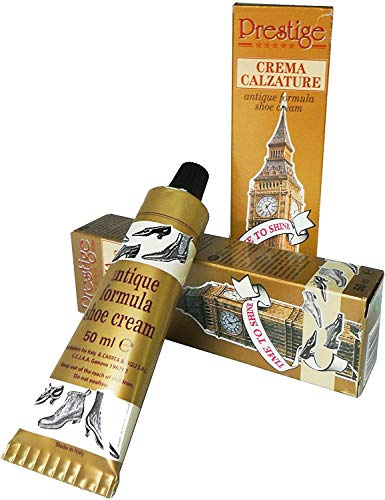 Creme Calzature Prestige e Perla Protezione e Pulizia Scarpe in Pelle, Marca: Perla, Colore Grigio