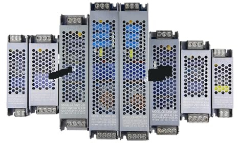 ZKLGS Alimentation à Découpage Transformateur AC/DC 12V 24V, 60W 100W W 300W 400W 500W, Alimentation électrique for Pilote LED, convertisseur A/D Super Fin for Bande Lumineuse LED(400Watts)