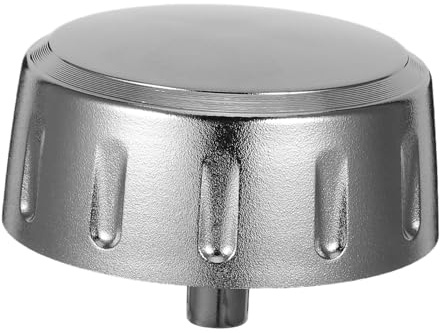 Metal Washer Control Knob Replacement Silver for Machine | Anti Slip, Precision Control Design, Wide Compatibility for Dryers, Replacement Accessory for Children and Elderly