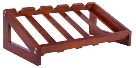 ZEPFJHE Handgefertigte Weinvitrine aus Holz, für Wohnzimmer, Esszimmer, Dekoration, solide Flaschenaufbewahrung, Organizer, Vintage-Küche, Pubs, Zubehör