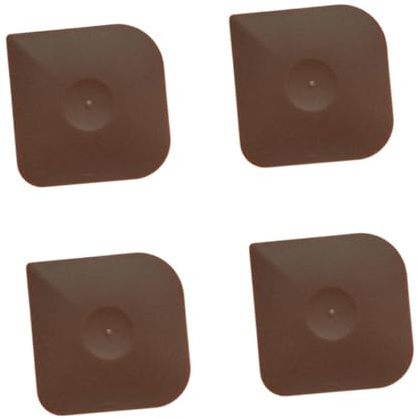 UKCOCO 4 pièces Lot de Grattoirs à Casseroles Ergonomiques PC Raclettes Maniables pour Poêles Plats Fonte et Wok Outil de Nettoyage Compact et Antidérapant