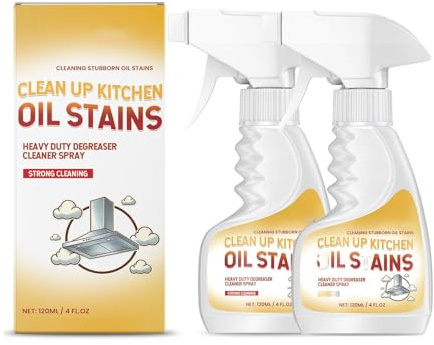 Heavy-Duth Degreaser Spray, Detergente per la Cucina, Detergente per Olio Pesante da Cucina, per Cappe Aspiranti, Fornelli e Pentole (2pcs)