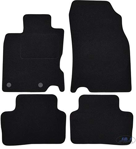 J&J AUTOMOTIVE Velours Fußmatten Nissan Qashqai 2 J11 2013-2021 Maßgefertigt