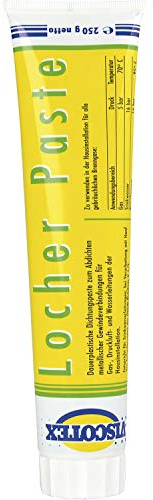 VISCOTEX hålslagare 250 g, metall/plast, pasta, rörtätningspasta, tätningsmassa, 250 g, 2,5 E 2 ml, icke-härdande, hög viskositet