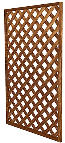 RUIXFHA Treillis de Jardin en Bois pour Plantes Grimpantes, Décoration Murale pour Terrasse, Brown, 30x90cm