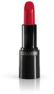 Collistar Rossetto Puro, n.111 Rosso Milano, Colore puro e aderente per labbra idratate e rigenerate, Texture cremosa e confortevole, Finish satinato, 3.5ml