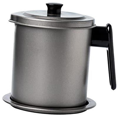 Alipis Olla De Aceite Inoxidable Lata Para Almacenar Aceite Para Cocina y Restaurante