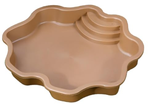 Reptilien-Badebecken, Reptilien-Wasserschale - Reptilien-Futternapf, Badebecken - Schildkröten-Futternapf, Reptilienwanne mit Rampe für Eidechsen, Schildkröten